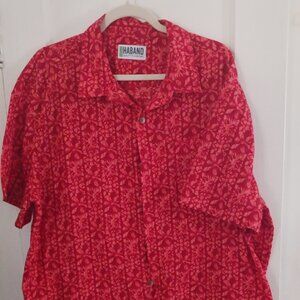 Men's Haband Button Down Hawaiian Shirt